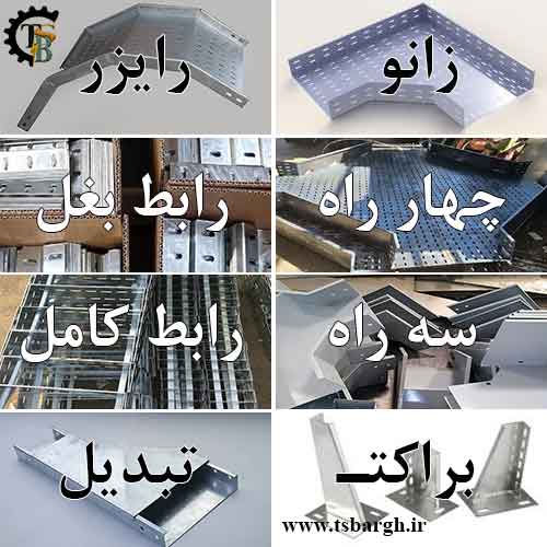 اتصالات سینی کابل گالوانیزه استاندارد